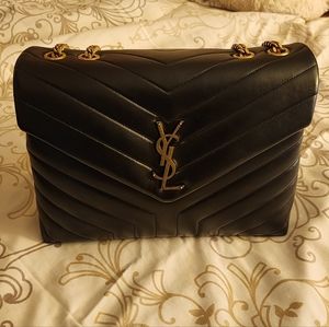 Saint Laurent Loulou Shoulder Bag Quilted Leather